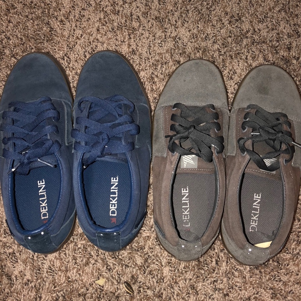 Dekline shoes. Two pairs. Sold separate.